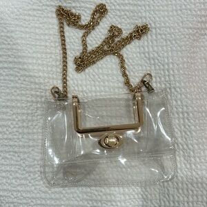 Clear crossbody
